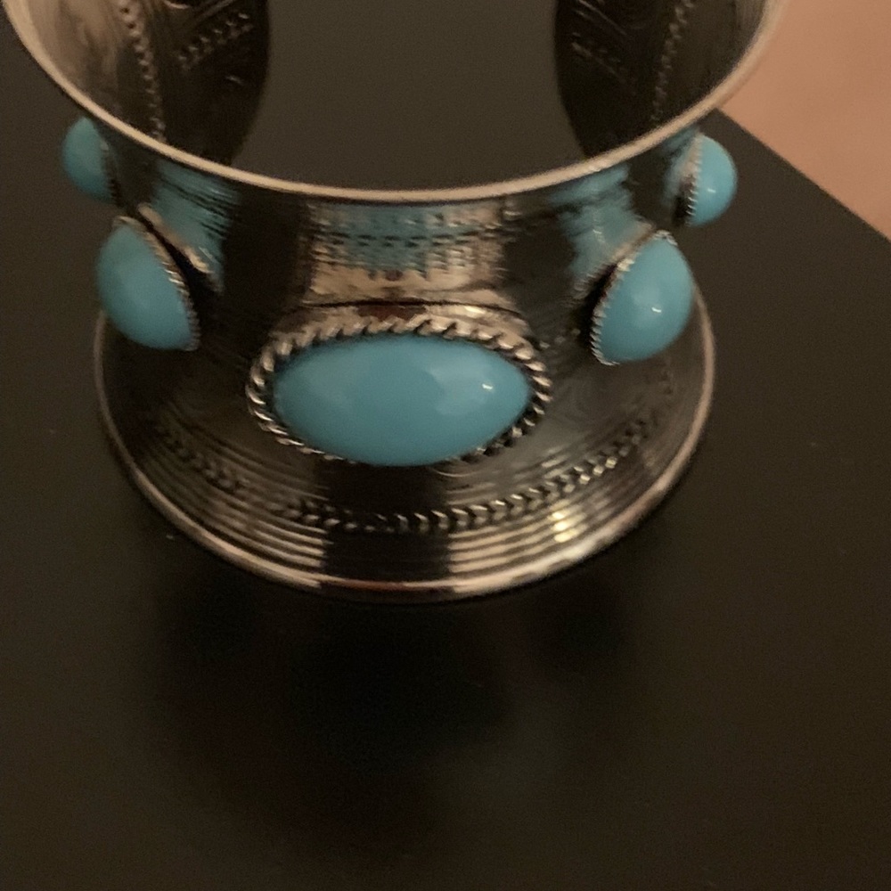 Huge silver bangle